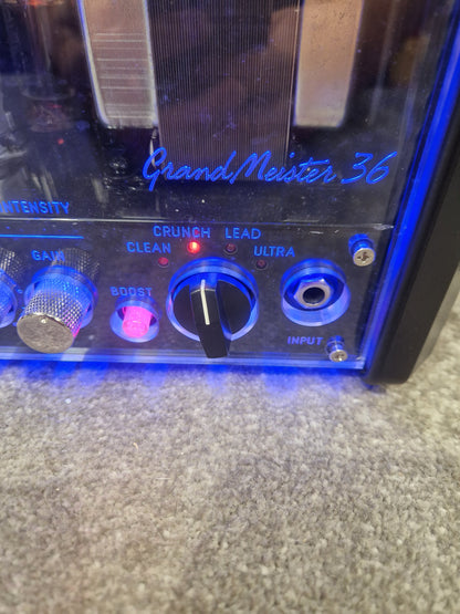 Hughes & Kettner Grand Miester 36 With Foot Pedal Fsm-432 Mk3 Amplifier - Digital Modeling, FSM-432 MK3 Foot Controller - Excellent w/ Original Box & Power Supply & Soft Case