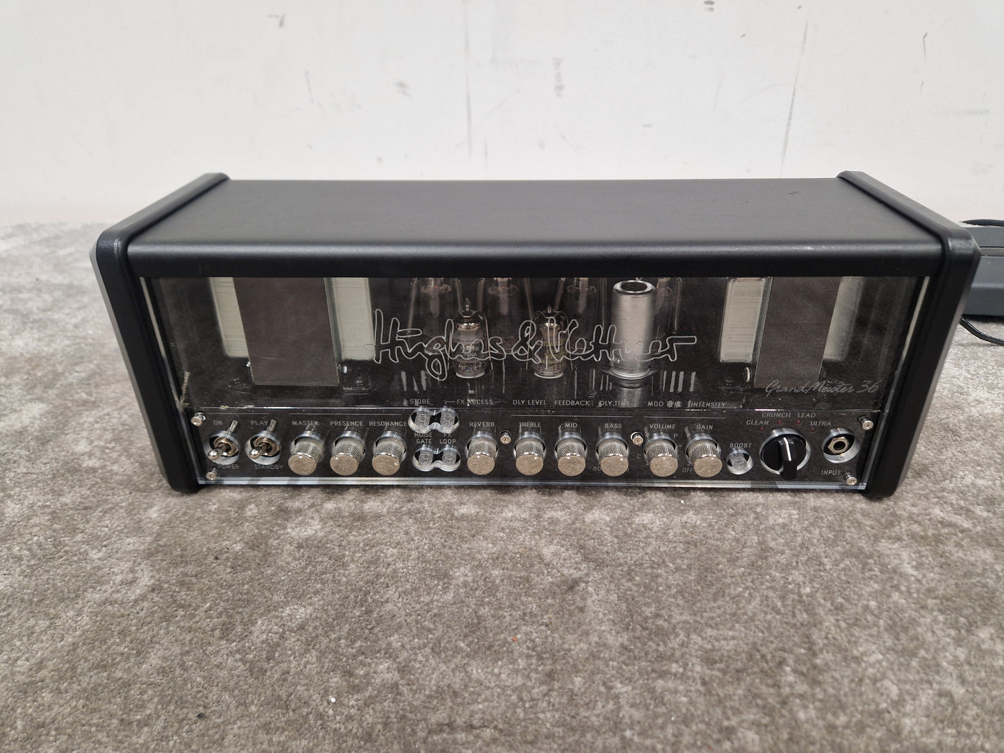 Hughes & Kettner Grand Miester 36 With Foot Pedal Fsm-432 Mk3 Amplifier - Digital Modeling, FSM-432 MK3 Foot Controller - Excellent w/ Original Box & Power Supply & Soft Case