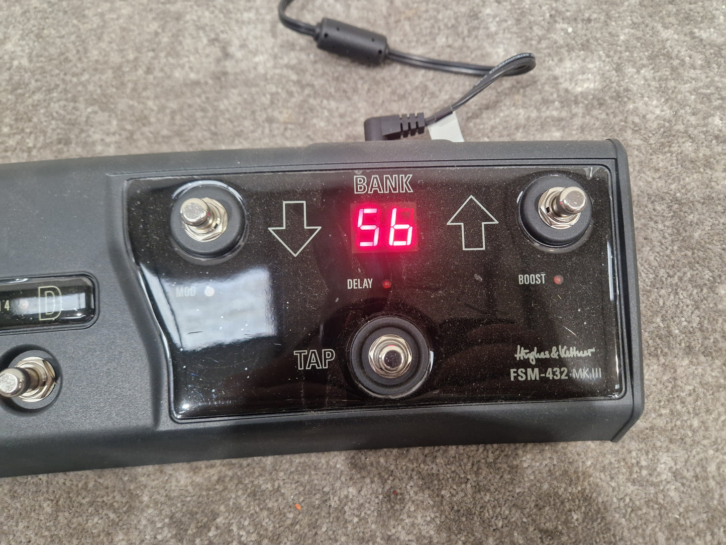 Hughes & Kettner Grand Miester 36 With Foot Pedal Fsm-432 Mk3 Amplifier - Digital Modeling, FSM-432 MK3 Foot Controller - Excellent w/ Original Box & Power Supply & Soft Case