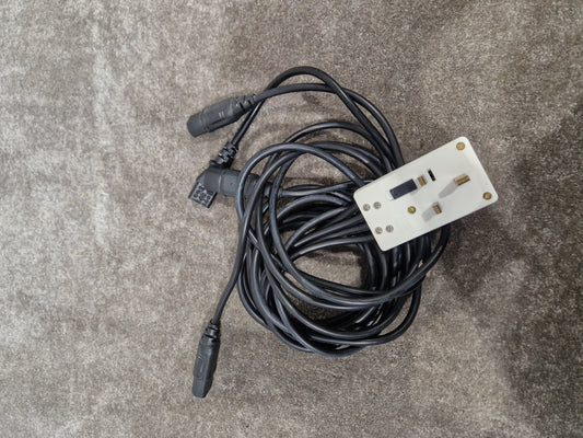 Single UK Plug to 4 Kettle Lead - All About 4ft And Higher Length Power Cables - Versatile Lengths, Durable Build - Excellent