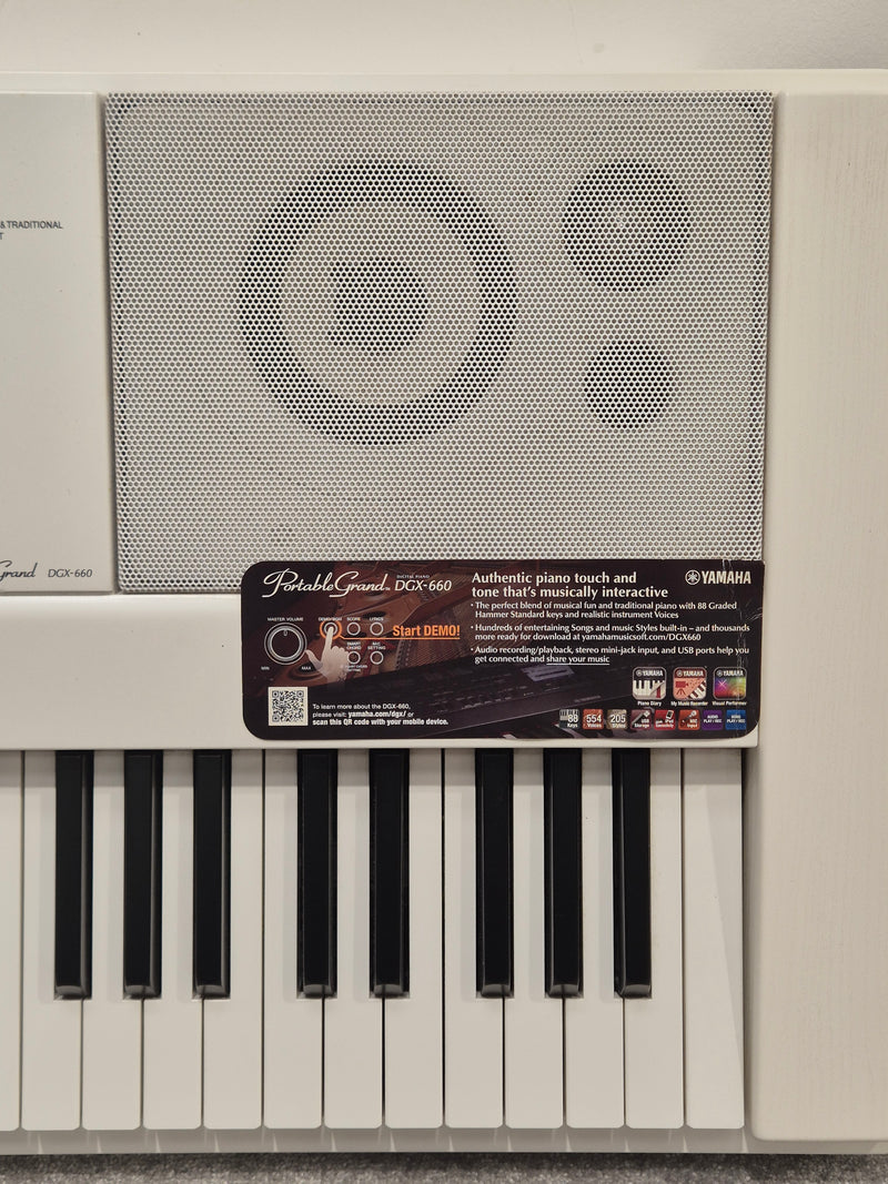 Yamaha DGX660 Keyboard - 88 Weighted Keys - Fair w/ Power Supply - Image 5