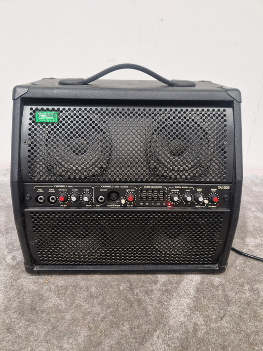 Trace Acoustic TA100R Amplifier - 2 Channels - Good w/ Power Supply
