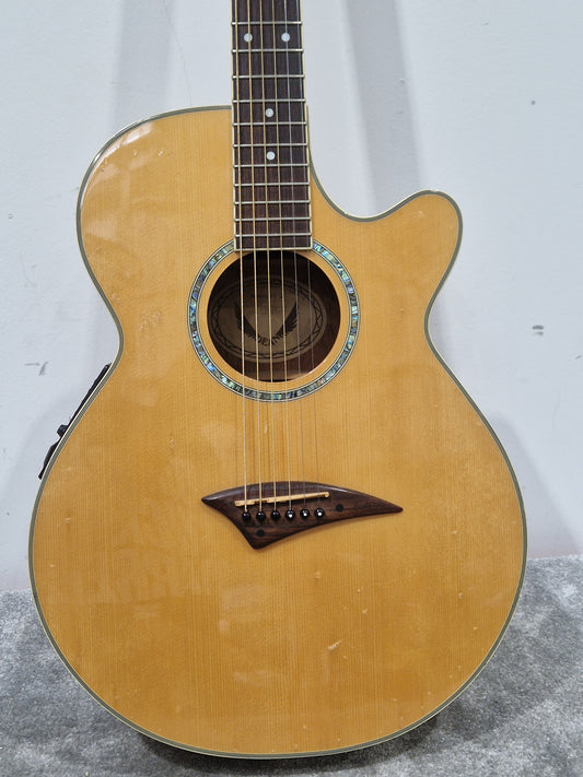 Dean Performer E GN Electro-Acoustic Guitar - Solid Body, Maple Neck - Spares or Repair