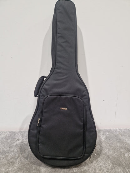 Enya Em/x0/bk Acoustic Guitar - Carbon Fiber Construction, Travel-Friendly - Excellent w/ Soft Case