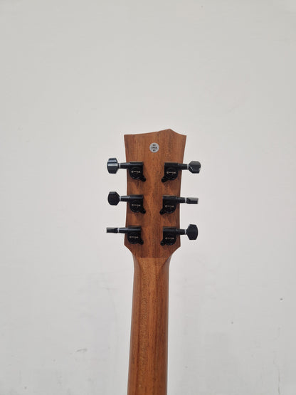 Enya Em/x0/bk Acoustic Guitar - Carbon Fiber Construction, Travel-Friendly - Excellent w/ Soft Case