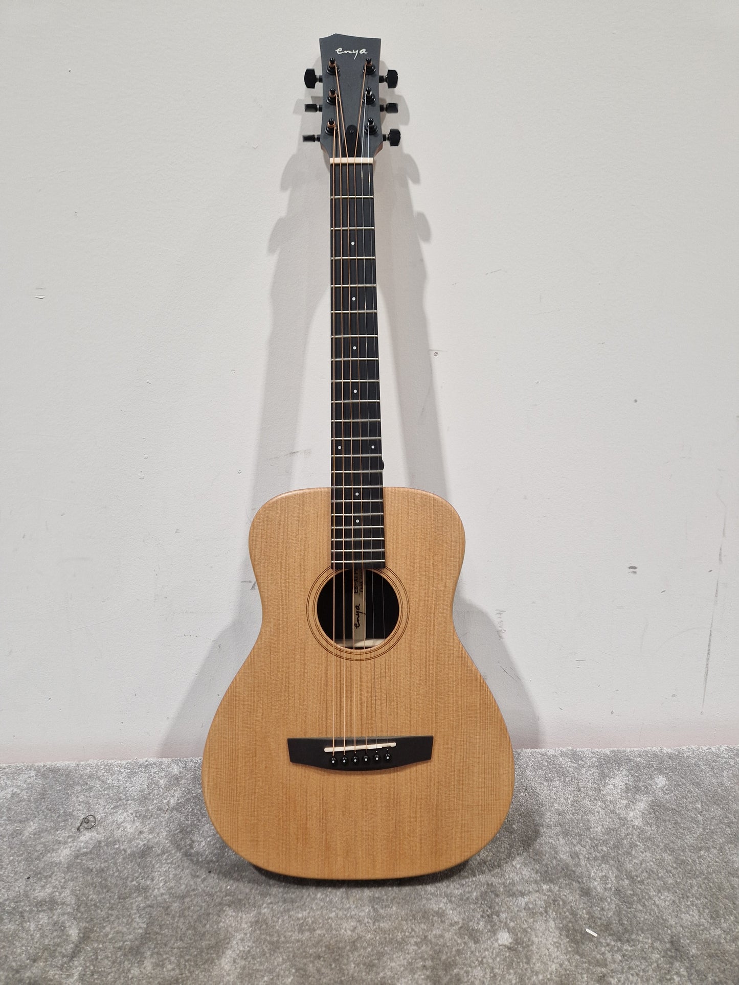 Enya Eb/x1/pro Acoustic Guitar - Carbon Fiber Body, EQ System - Excellent w/ Soft Case & Guitar accessories