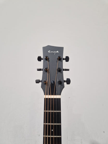 Enya Eb/x1/pro Acoustic Guitar - Carbon Fiber Body, EQ System - Excellent w/ Soft Case & Guitar accessories