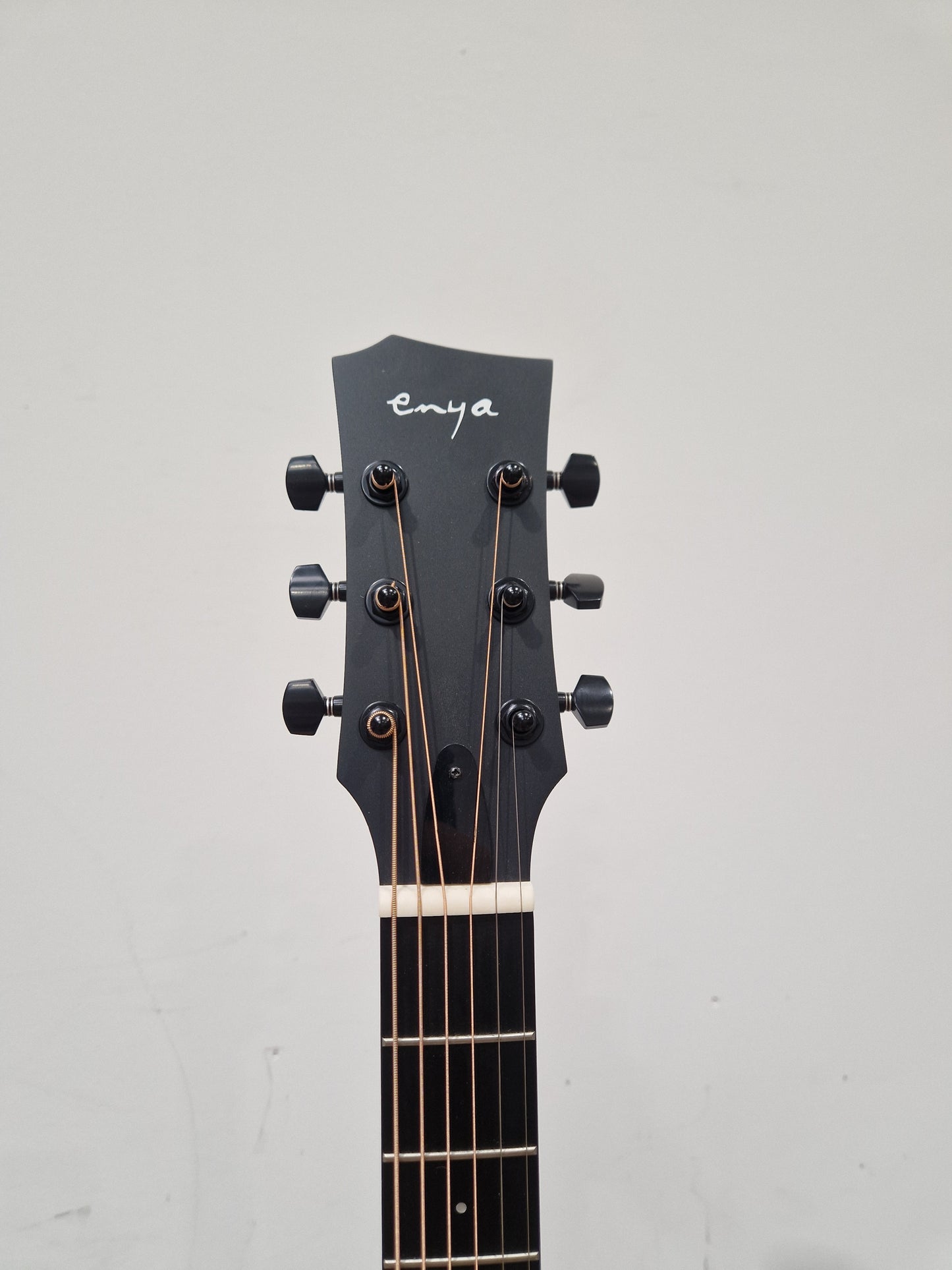 Enya Ea-x1 Pro Acoustic Guitar - Solid Mahogany Top, EQ System - Excellent w/ Manuals & Soft Case & Guitar Accessories
