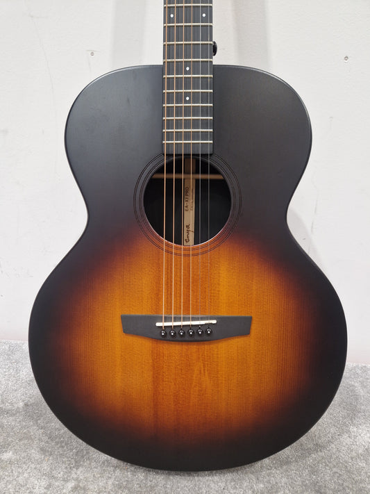 Enya Ea-x1-pro Acoustic Guitar - Carbon Fiber Construction, Travel-Friendly -Mint w/ Manuals & Soft Case & Guitar acessories & tags