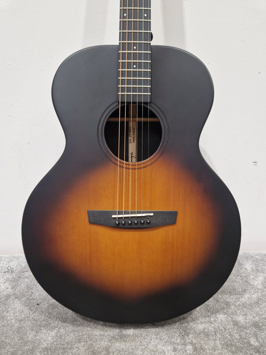 Enya Ea-x1-pro Acoustic Guitar - Carbon Fiber Construction, Travel-Friendly - Excellent w/ Manuals & Soft Case & Guitar acessories