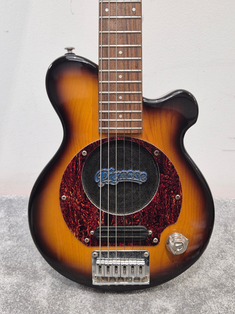Pignose Travel Guitar - Portable Electric Guitar - Very Good w/ Soft Case - Image 1