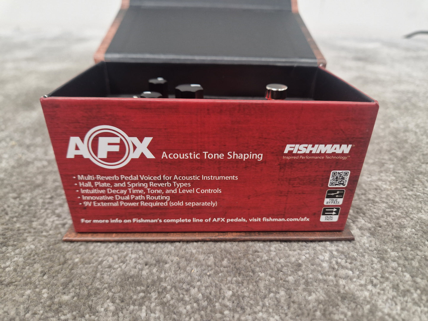 Fishman Acousticverb Afx Effects Pedal - Reverb & Chorus, Stereo Output - Excellent w/ Original Box & Power Supply