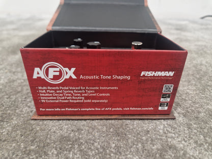 Fishman Acousticverb Afx Effects Pedal - Reverb & Chorus, Stereo Output - Excellent w/ Original Box & Power Supply
