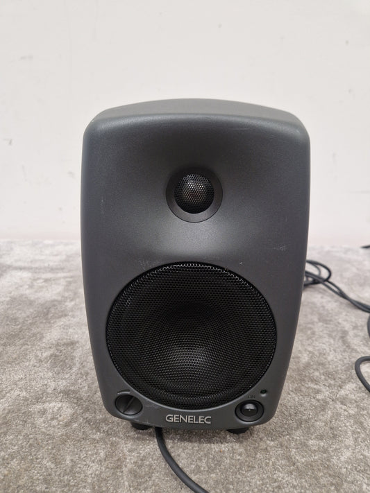 Genelec 8030a Studio Monitor - Compact Design, Accurate Sound - Excellent w/ Power Supply & MIDI aux cable