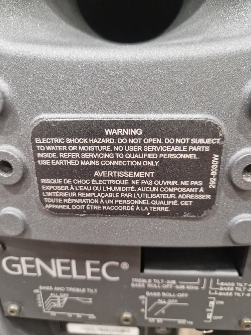 Genelec 8030a Studio Monitor - Compact Design, Accurate Sound - Excellent w/ Power Supply & MIDI aux cable - Image 4