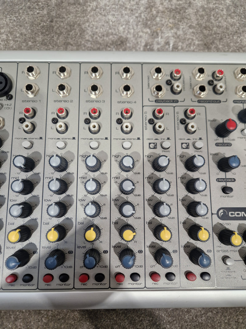 Soundcraft Compact 10 Mixer - 10 Channels, Compact Design - Very Good w/ Power Supply & Manuals - Image 6