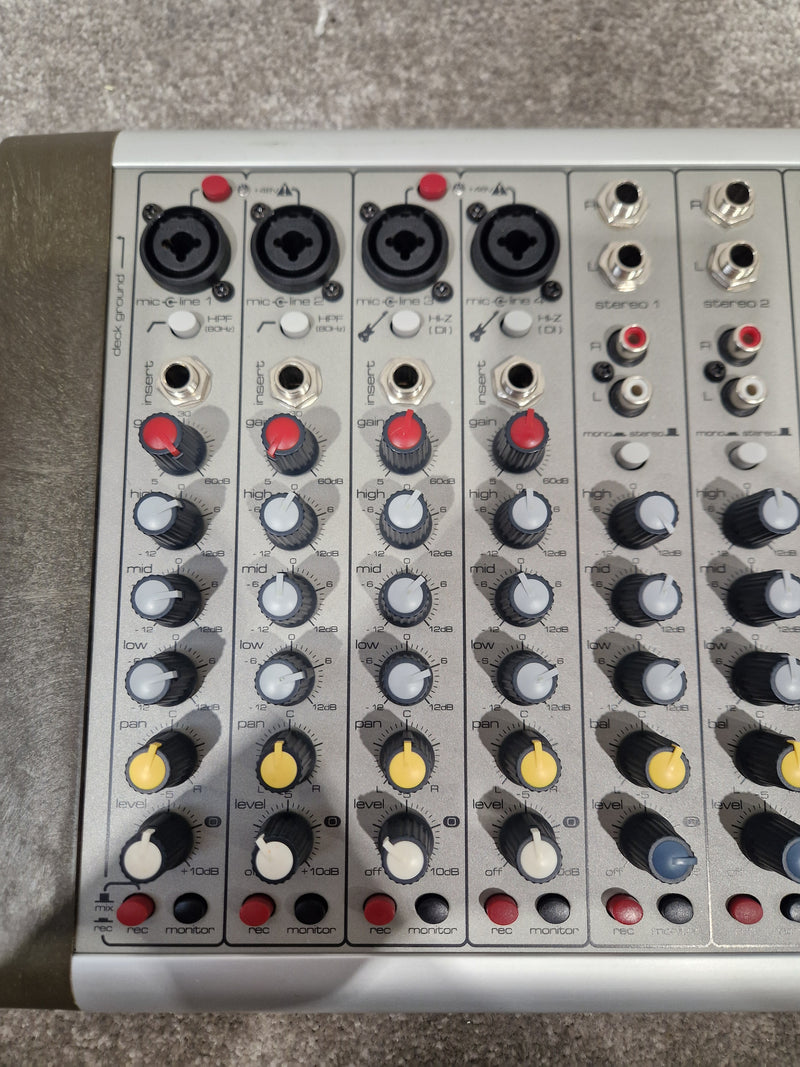 Soundcraft Compact 10 Mixer - 10 Channels, Compact Design - Very Good w/ Power Supply & Manuals - Image 7