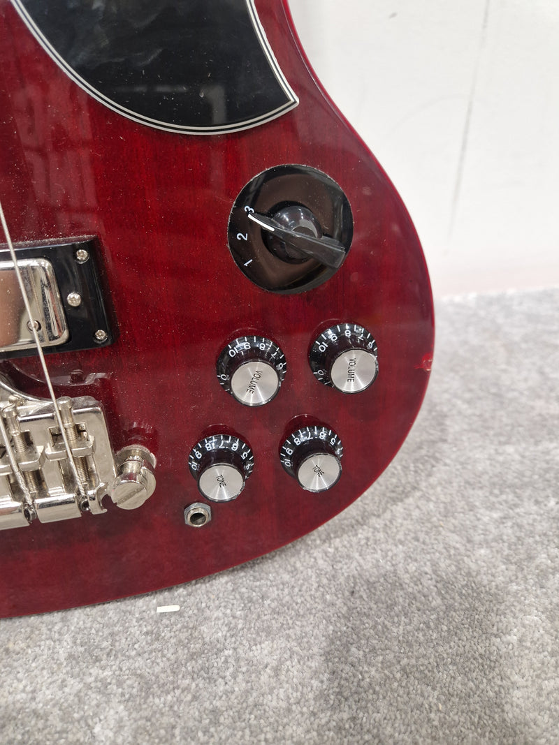 Epiphone SG Bass Eb-3 Cherry Red Bass Guitar - Mahogany Body, Sidewinder Pickup - Very Good - Image 6