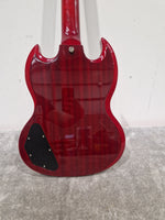 Epiphone SG Bass Eb-3 Cherry Red Bass Guitar - Mahogany Body, Sidewinder Pickup - Very Good - Image 9