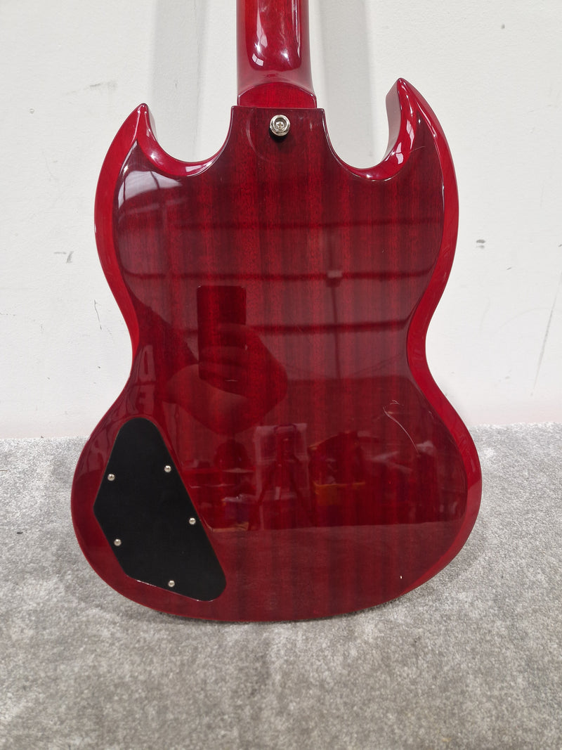 Epiphone SG Bass Eb-3 Cherry Red Bass Guitar - Mahogany Body, Sidewinder Pickup - Very Good - Image 10