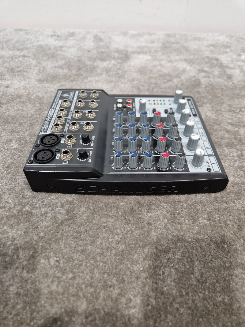 Behringer Xenyx 802 Mixer - 8-Input, 2-Bus - Very Good w/ Original Box & Power Supply & Manuals - Image 5