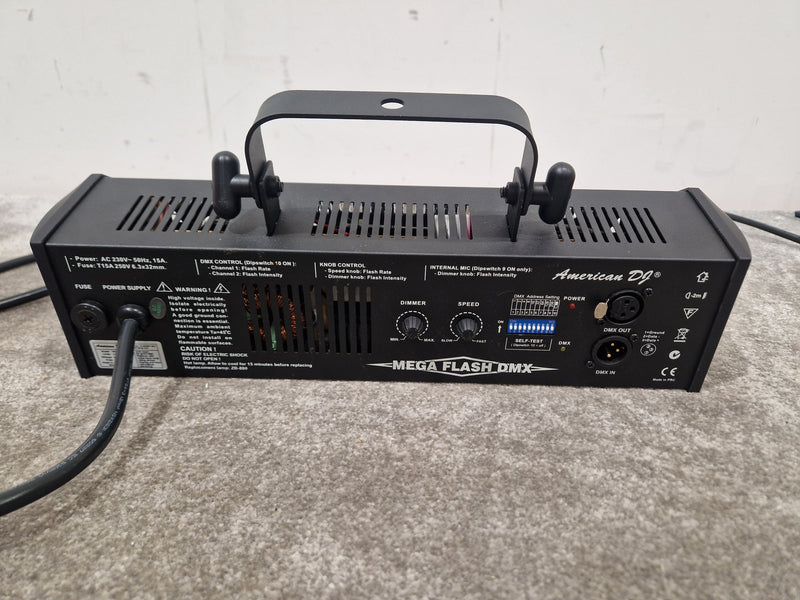American DF Mega Flash Dmx Lighting Effect - DMX Control, High Intensity - Excellent w/ Original Box & Manuals - Image 7