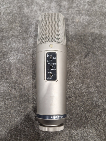 Rode NT2-a Studio Condenser Microphone - Multi-Pattern, Large Diaphragm - Very Good w/ Soft Case & Mic holder
