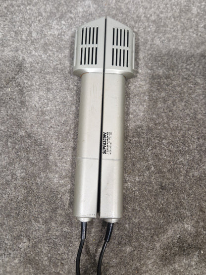 Superscope by Marantz EC-33s Mic - Professional Condenser Microphone - High-Fidelity Audio - Very Good w/ Manuals & Soft Case & Mic holder & Mic cover