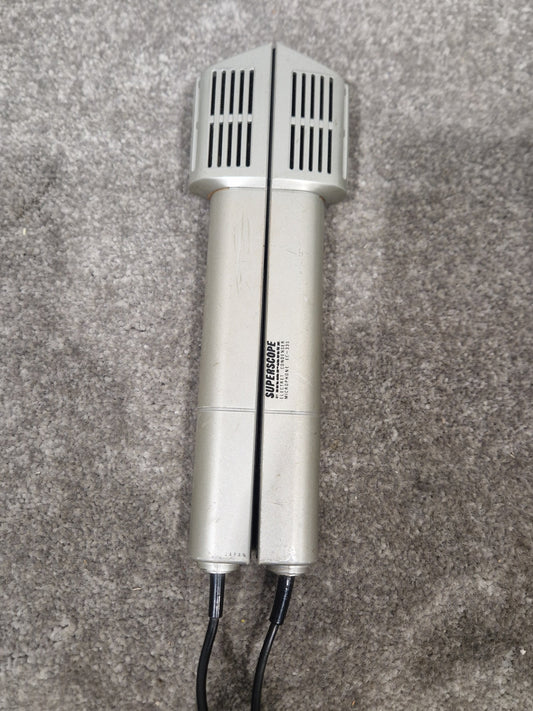 Superscope by Marantz EC-33s Mic - Professional Condenser Microphone - High-Fidelity Audio - Very Good w/ Manuals & Soft Case & Mic holder & Mic cover