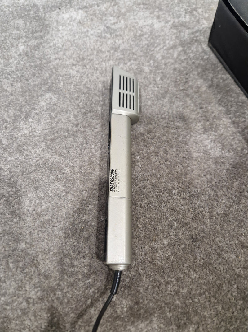 Superscope by Marantz EC-33s Mic - Professional Condenser Microphone - High-Fidelity Audio - Very Good w/ Manuals & Soft Case & Mic holder & Mic cover - Image 5
