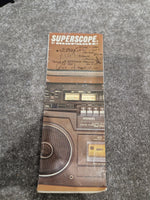 Superscope by Marantz EC-33s Mic - Professional Condenser Microphone - High-Fidelity Audio - Very Good w/ Manuals & Soft Case & Mic holder & Mic cover - Image 9