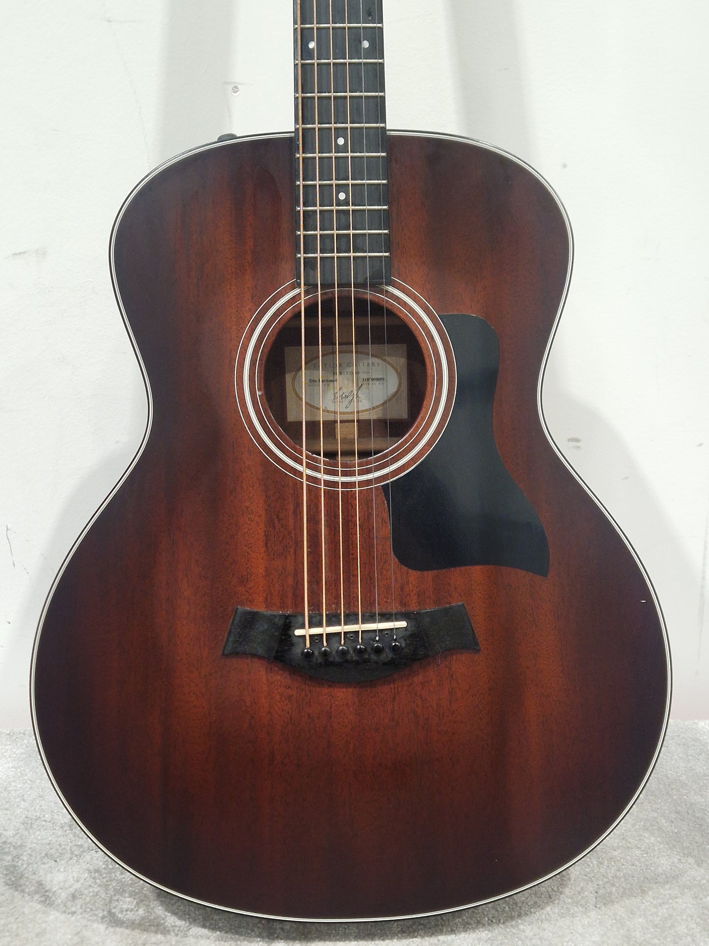 Taylor 326e Baritone 6 String Acoustic Guitar - Baritone Scale, Solid Wood - Excellent w/ Manuals & Certification & Hard Case