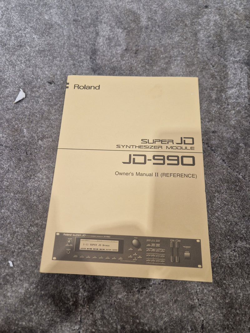 Roland JD-990 Super JD Synthesizer - 16-Voice Polyphony, Advanced Sound Engine - Excellent w/ Power Supply & Manuals - Image 13