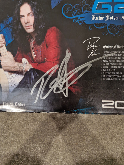 Zoom G2R Richie Kotzen Signature Edition Effects Pedal - Signature Model, Multi-Effects - Excellent w/ Original Box & Power Supply & Manuals