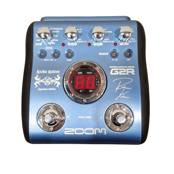Zoom G2R Richie Kotzen Signature Edition Effects Pedal - Signature Model, Multi-Effects - Excellent w/ Original Box & Power Supply & Manuals
