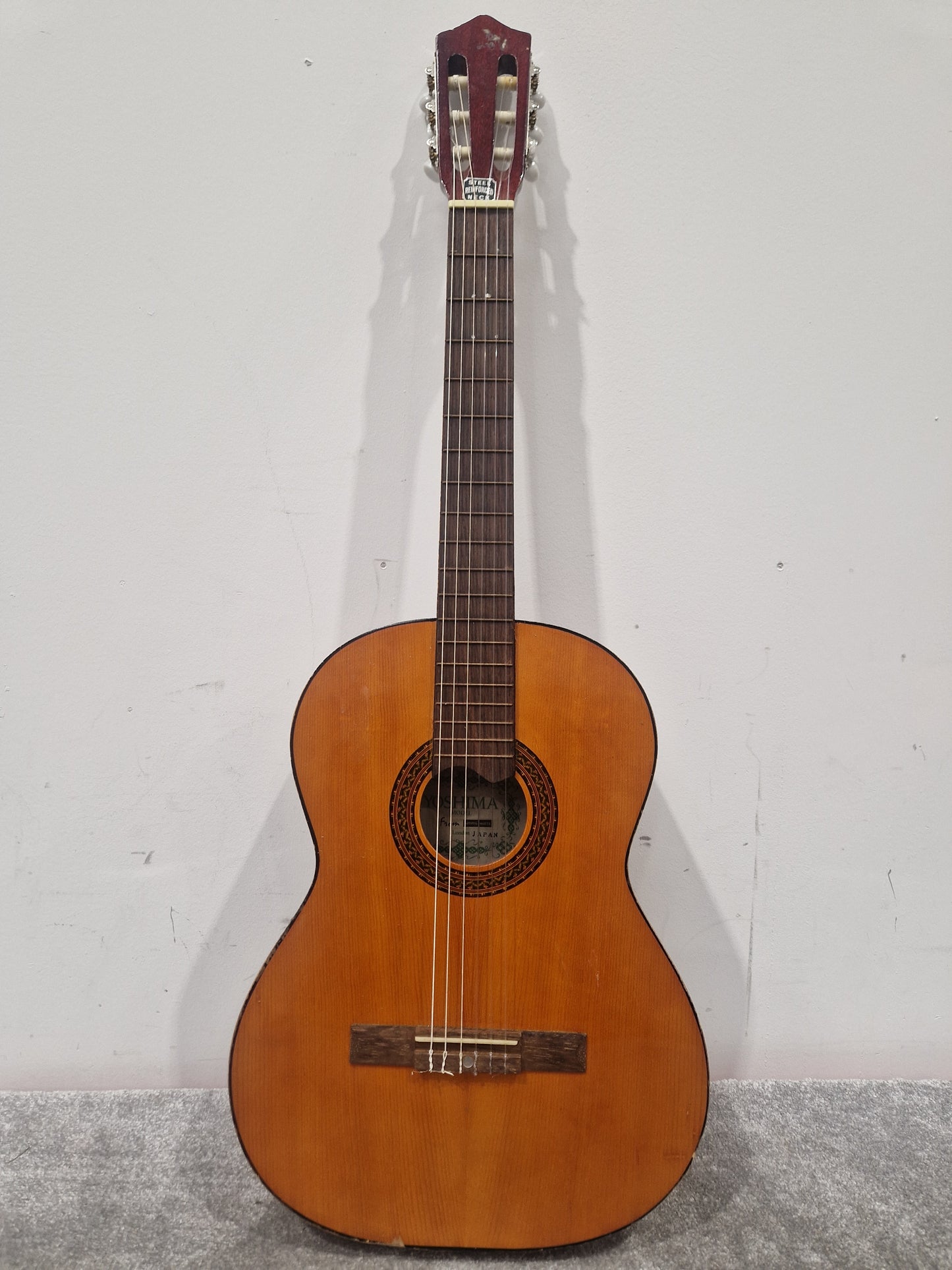 Simms-Watts Yoshima Acoustic Guitar - Solid Spruce Top, Mahogany Back & Sides - Good