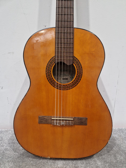 Simms-Watts Yoshima Acoustic Guitar - Solid Spruce Top, Mahogany Back & Sides - Good