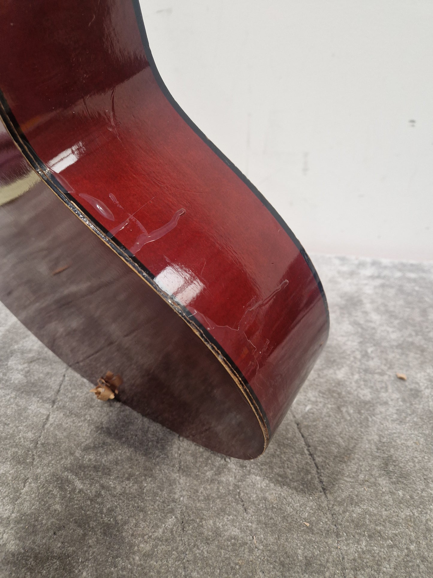 Simms-Watts Yoshima Acoustic Guitar - Solid Spruce Top, Mahogany Back & Sides - Good