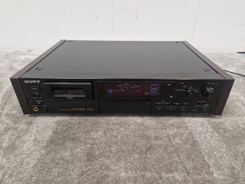 Sony DTS-60ES DAT Recorder – Dual Capstan, Digital I/O – ES Series – Fair Condition - Image 1