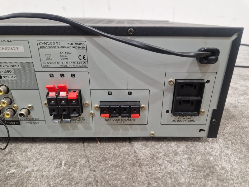 Kenwood KRF-V5010 Receiver - 100 Watts per Channel, Dolby Pro Logic - Good - Image 13