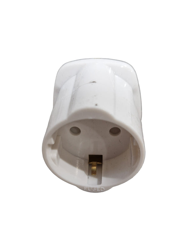 EU to UK Plug Adapter - Converts EU Plugs to UK Outlets - Excellent