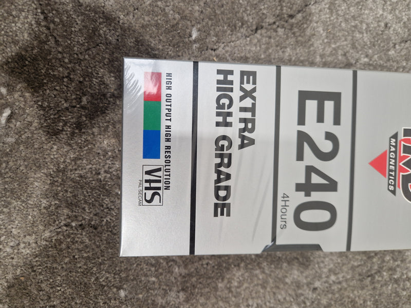 PMD Magnetics E240 VHS Tape - High Quality Recording, Long Play - Like New - Image 6