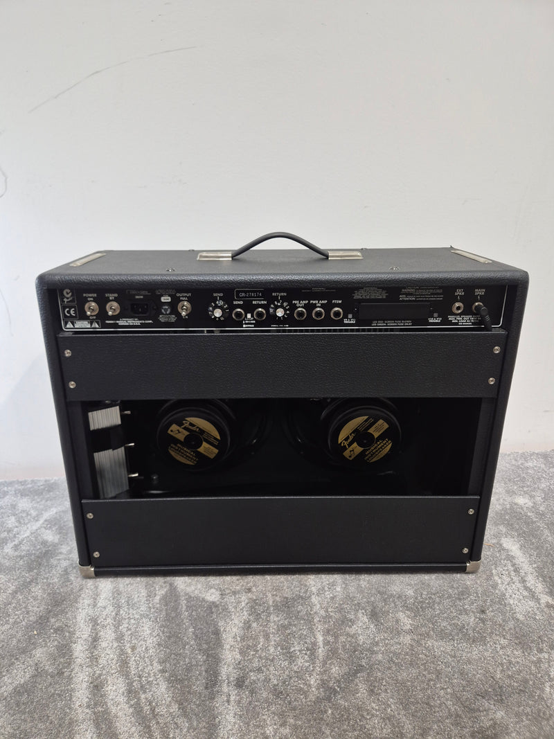 Fender Twin Amp Amplifier - 100 Watts, Reverb - Excellent w/ Flight Case and Footswitch - Image 7