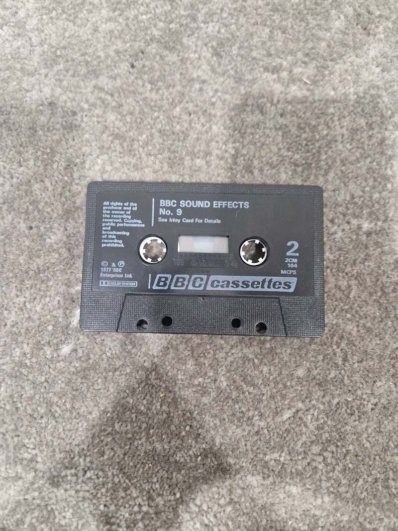 BBC Cassette Tape Sound Effects No.9 Audio Cassette - Vintage Sound Effects, BBC Production - Excellent - Image 4