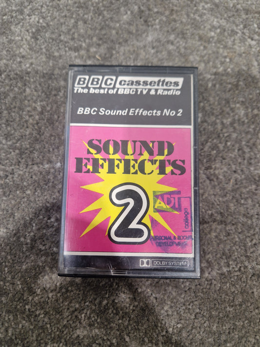 BBC Cassette Tape Sound Effects No.2 Audio Cassette - Vintage Sound Effects, High Quality - Very Good