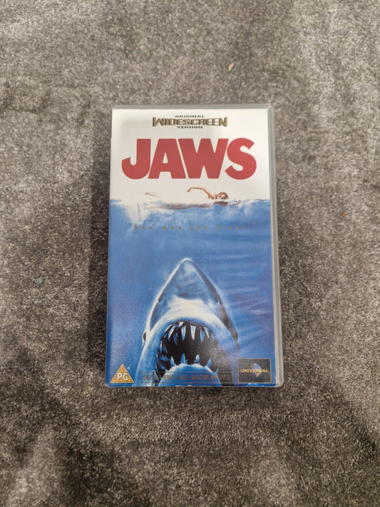 Jaws ON Video Cassette Widescreen Video Cassette - Widescreen Format, Classic Movie - Excellent