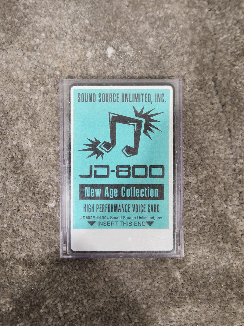 Sound Source Unlimited New Age Collection Voice Card Jd-800 Sound Module - Advanced Synthesis, 8 Voices - Very Good - Image 1