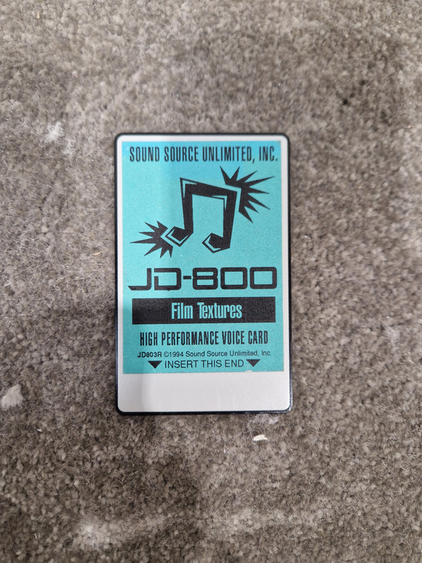 Sound Source Unlimited Film Textures Voice Card Jd-800 Sound Card - High-Quality Audio, Versatile - Very Good