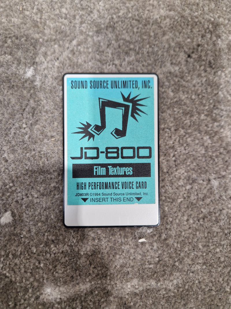 Sound Source Unlimited Film Textures Voice Card Jd-800 Sound Card - High-Quality Audio, Versatile - Very Good - Image 1