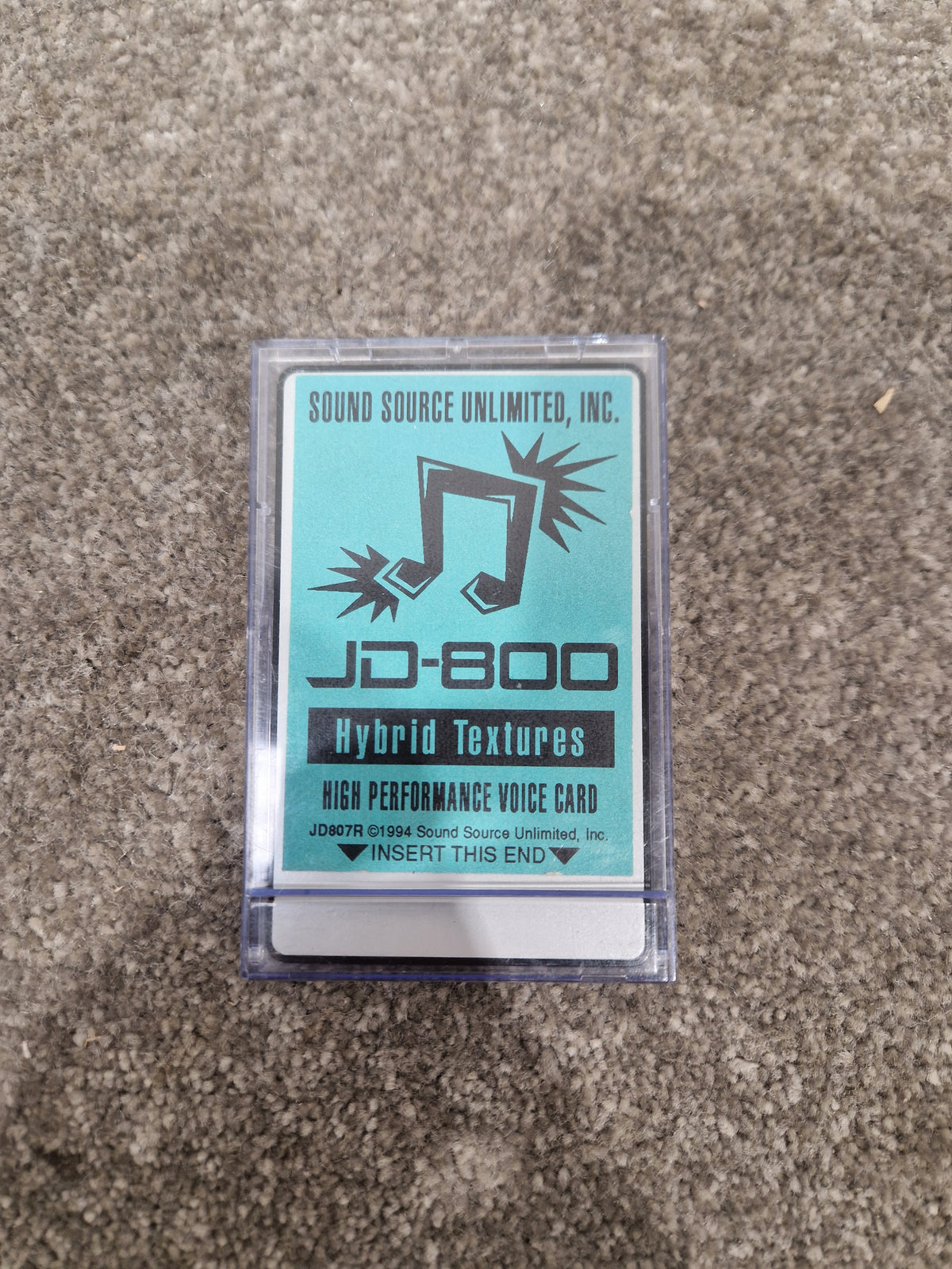 Sound Source Unlimited Hybrid Textures Voice Card JD-800 Synthesizer Expansion Module - Advanced Sound Synthesis, 800 Voices - Excellent
